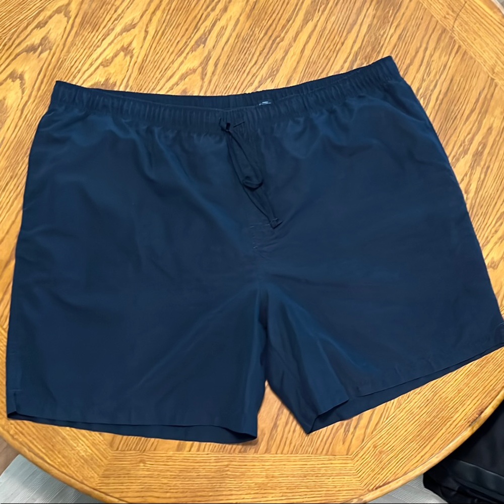 Harbor Bay Men's Dark Blue Swim Trunks